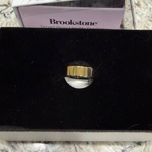 Brookstone Gold Smart Ring Tracker -size 8